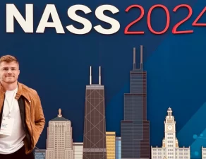 Dr. Vinícius Magno no NASS 2024, em Chicago