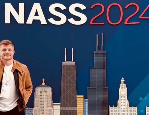 Dr. Vinícius Magno no NASS 2024, em Chicago